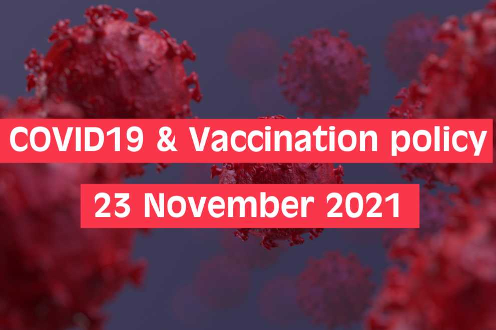 COVID-19 and Vaccination Policy